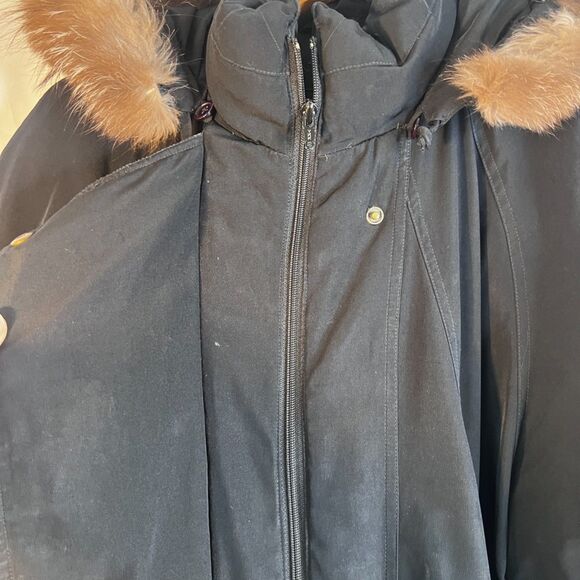 Utex Down Fill Insulated Puffy Coat Anorak Removable Faux Fur Hood Size 1-2X* - Picture 5 of 14